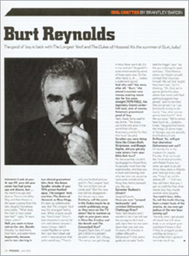 Burt Reynolds - Idol Chatter