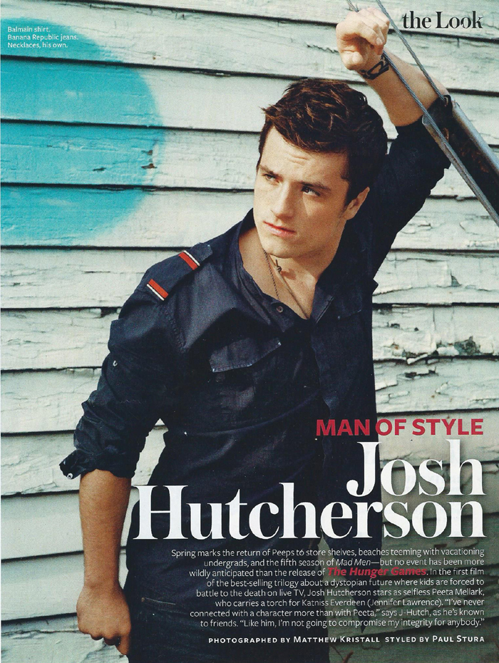 Josh Hutcherson - InStyle Magazine Man of Style