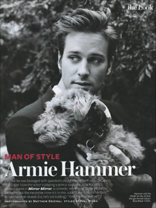Armie Hammer - InStyle Magazine Man of Style